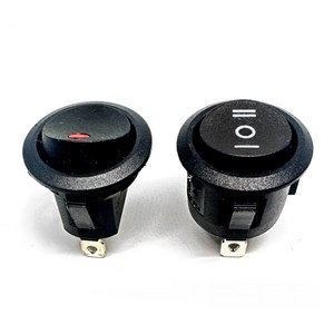 2단 3단 3p 원형 ON OFF 스위치 DC12V LED, 2단 3p 라커스위치, 1개