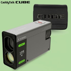 CaddyTalk CUBE etoSilve 골프 거리측정기, 건메탈 블랙