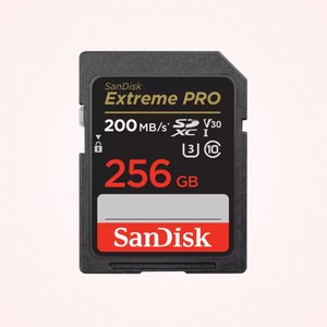 샌디스크 익스트림 프로 SD카드 SDSDXXY, 256GB, 1개