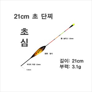 21cm 단찌 어심 -산란철 저수심대 공략용, 1개