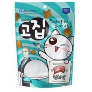 고집 고양이 간식, 치킨, 60g, 5개