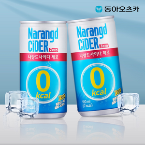 나랑드사이다 제로, 180ml, 30개