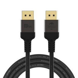 VESA 인증 DP to DP 1.4 8K DisplayPort 케이블 메탈 1m외, 1개, 1m