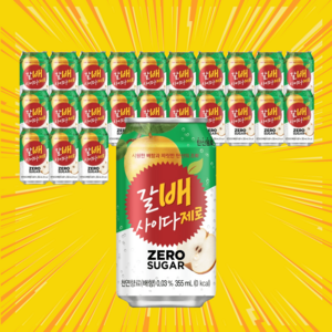 갈배사이다 제로, 355ml, 24개