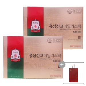 정관장 홍삼진고 데일리스틱 10g x 20포, 20회분, 2개