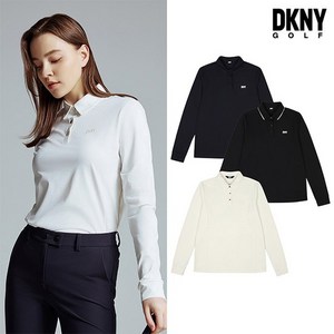[DKNY GOLF] 롱슬리브 카라 긴팔티셔츠 여성 3컬러 택1