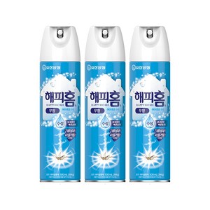 해피홈 에어로솔 무향 500ml 3개