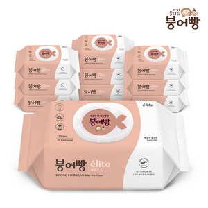 붕어빵 패밀리엘리트물티슈72매10팩, 65g, 72개입, 10개