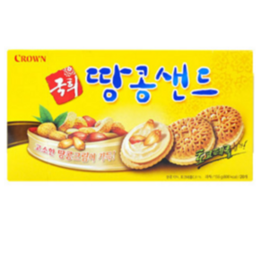 크라운 국희 땅콩샌드, 155g, 3개