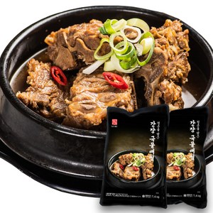 청춘을 담은 간장 국물 뼈찜 1.2kg (냉동), 3개