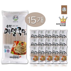 송학식품 메밀국수(업소용) 1kg x 15개 (150인분 1BOX), 1개, 15kg