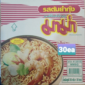 태국라면 MAMA TOMYUM 마마똠양 똠얌꿍라면[박스30EA] THAIFOOD NOODLE, 30개