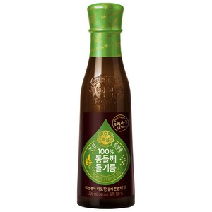 백설 100% 통들깨 들기름, 300ml, 1개