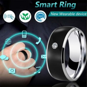 패션 NFC 스마트 손가락 반지 착용 가능 안드로이드 전화 EquipmentTechnology 방수 연결, 04 black-9