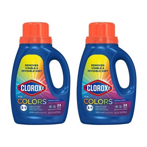 Cloox fo Colos 클로락스 포 컬러 오리지널 33oz 975ml 2팩, 2개