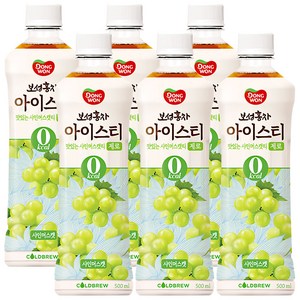 동원 보성홍차 아이스티 제로 샤인머스캣 500ml 6페트, 6개