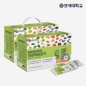 연세우유 연세백세생식 50포 (30g*25포*2박스), 750g, 2개