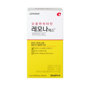 레모나 상큼한 비타민 레모나에스산 90p, 135g, 2개