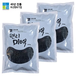 [삼화해조류]삼화식품 자른미역 편리미역 500g 완도산, 2개