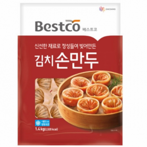 베스트코 김치손만두, 1개, 1.4kg