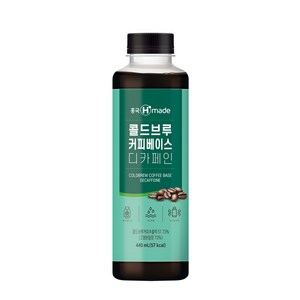 흥국F&B 수가 콜드브루 커피베이스 디카페인 440ml, 1개, 1개, 1개입