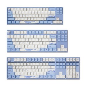 Varmilo 바밀로 고래 시리즈 기계식 키보드 컬렉션, 단일, 트라이 108키_데이지L축, 일반형