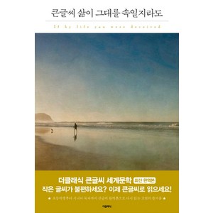 삶이 그대를 속일지라도(큰글씨):, 더클래식, 알렉산드르 세르게예비치 푸시킨 저/오정석 역