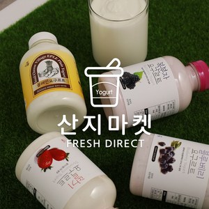 임실치즈마을 이플목장 요구르트 500ml (선택) 맛있는 신선한 마시는 떠먹는 요거트 어린이 간식 선물 플레인 복분자 딸기 블루베리 맛, 1개