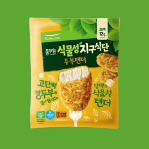 풀무원 식물성 지구식단 두부텐더 400gX3봉, 두부텐더 (400g)X3개, 3개, 400g