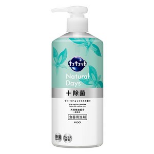 큐큣토 내추럴 데이즈 + 펌프형 주방세제 버베나 & 시트러스향, 1개, 480ml
