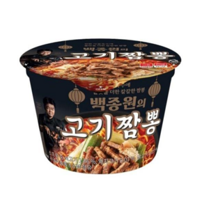 백종원의 고기짬뽕 용기컵라면 105g X 3개, 8개