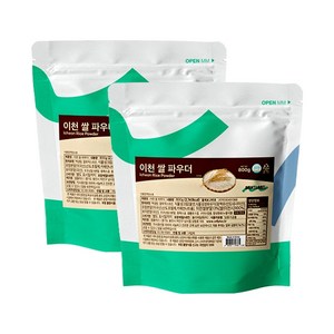 민트라벨 이천 쌀파우더 800g 2개세트, 2개, 1개입