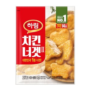 하림 치킨너겟(2), 1kg, 1개