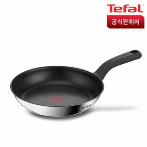 테팔 인덕션 티타늄1X 스테인리스스틸 에센스쿡 후라이팬 24cm, 1개