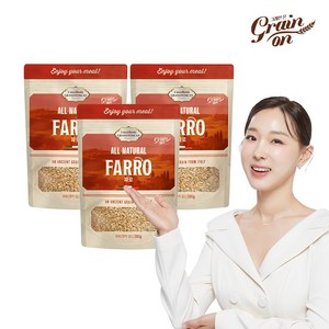 그레인온 파로(엠머 밀) 고대곡물, 280g, 3개