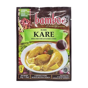 인도네시아 밤보에 bamboe 카레 36g/ KARE, 1개, 36g