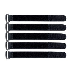 대성찍찍이 벨크로타이 전선정리 찍찍이, 5개, 2cm X 18cm 블랙