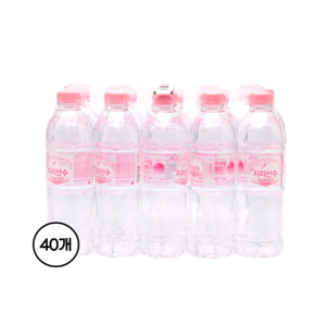 지리산수 핑크, 500ml, 40개