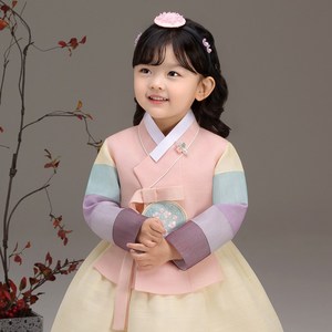 [더예한복] QT820-봄꽃당의 여아한복 아동한복