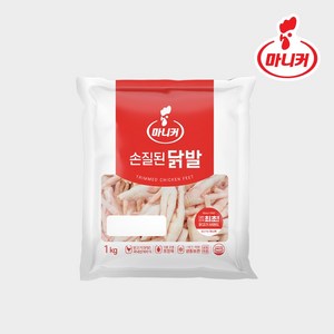 마니커 IQF 손질된 닭발(무뼈) [냉동 1kg] 국내산, 3개