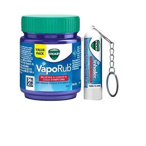 Vicks Combo Pack of Vaporub (25ml) & Inhaler (0.5ml), 1개, 25ml