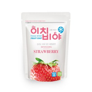 이치비야 동결건조 과일칩 딸기, 15g, 4개