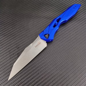 발로란트 카람빗 Kershaw 7650 전술 접이식 칼 CPM-154 블레이드 항공 알루미늄 손잡이 블루 블랙 그린, [03] 블루 Handle, 03 Blue Handle