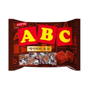 롯데웰푸드 ABC 초콜릿, 72g, 4개