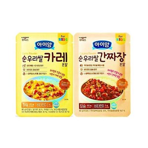 일동후디스 아이얌 순우리쌀 카레 분말 80g + 짜장 분말 80g, 2개