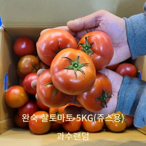 [신선보장] 아침에 따서 그날 보내는 완숙토마토, 쥬스용, 1개, 5kg