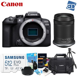 [캐논 정품] EOS R10 + RF S18-150mm 렌즈킷+512GB 10종 풀패키지 /ED, 01 캐논정품 R10+RF S18-150mm KIT