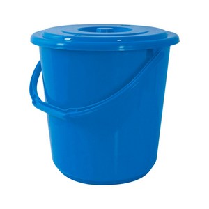 카시안 파트너 바케스 NA 플라스틱 양동이 음식물 쓰레기통 휴지통, 25L(블루), 1개