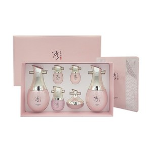 수려한 천삼 설윤 수액 130ml + 15ml + 유액 130ml + 15ml + 에센스 5ml + 크림 10ml + 마스크 세트, 1세트