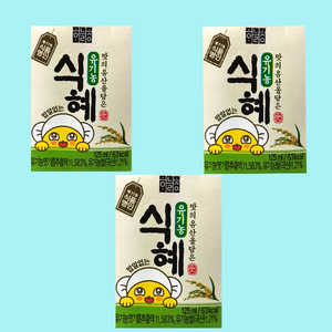 하늘청 유기농 밥 알 없이 맑은 식혜, 125ml, 72개